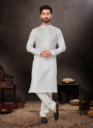 Shine Bright In This Designer Readymade Mens Wear Kurta Here