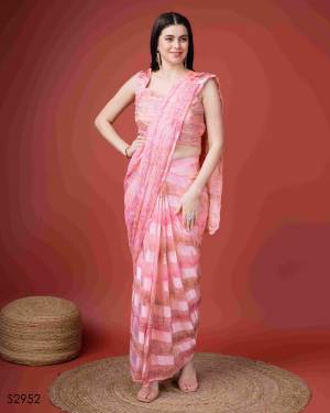 Look Pretty Wearing This Lovely Designer  Saree