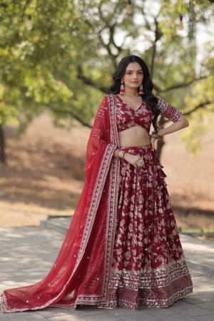 New And Unique Shade Semistiched  Lehangas Choli  Is Here