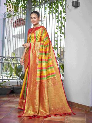 Look Pretty Wearing This Lovely Designer  Saree