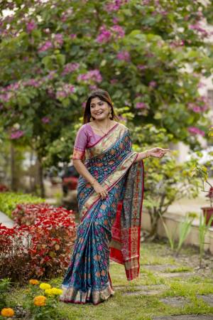 Shine Bright In This Beautiful Designer Readymade  saree 