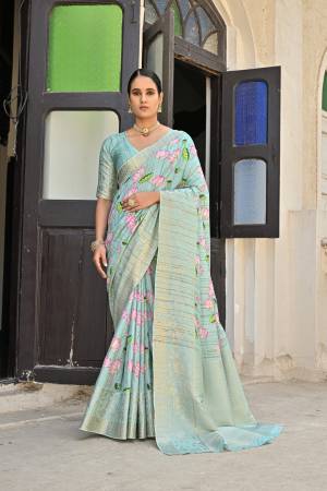 Shine Bright In This Beautiful Designer Readymade  saree 