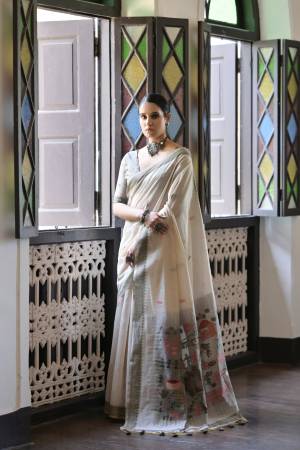 Shine Bright In This Beautiful Designer Readymade  saree 