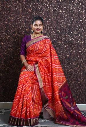 Look Pretty Wearing This Lovely Designer  Saree