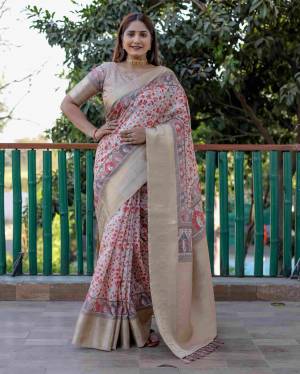 Look Pretty Wearing This Lovely Designer  Saree