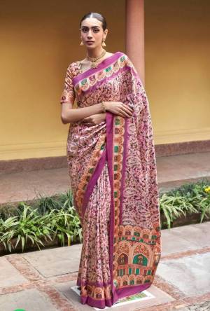 Look Pretty Wearing This Lovely Designer  Saree