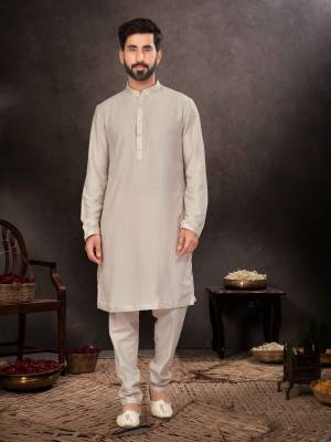 Shine Bright In This Designer Readymade Mens Wear Kurta Here