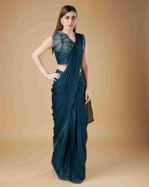 Look Pretty Wearing This Lovely Designer  Saree