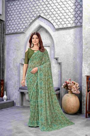 Look Pretty Wearing This Lovely Designer  Saree