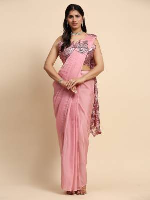 Look Pretty Wearing This Lovely Designer  Saree