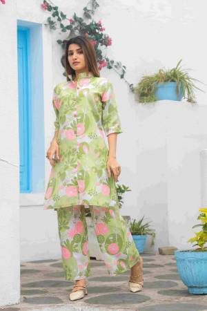 Shine Bright In This Beautiful Designer Readymade  kurti 