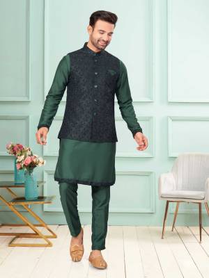 Shine Bright In This Designer Readymade Mens Wear Kurta Here