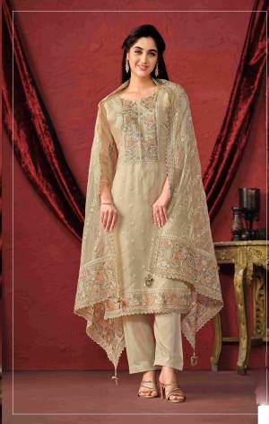 Shine Bright In This Beautiful  Designer  Semistiched  Suit Collection