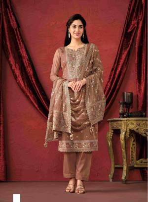 Shine Bright In This Beautiful  Designer  Semistiched  Suit Collection