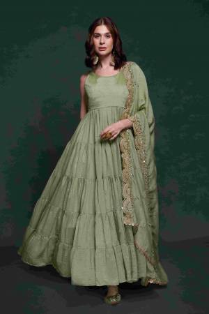 Look Pretty Wearing This Lovely Designer Readymade  Gown Here