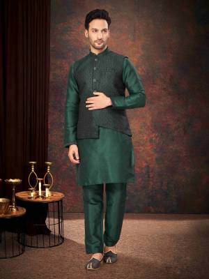 Shine Bright In This Designer Readymade Mens Wear Kurta Here