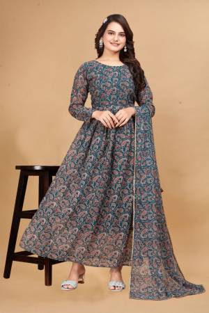 Look Pretty Wearing This Lovely Designer Readymade  Gown Here