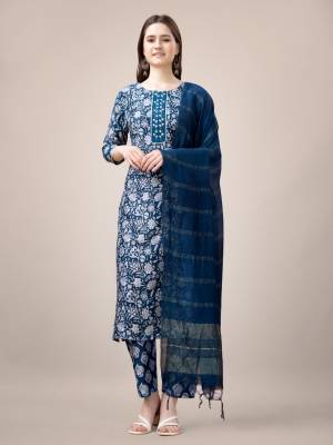 Shine Bright In This Beautiful  Designer  Readymade  Suit Collection