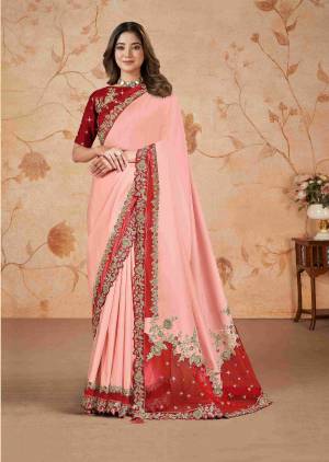 Look Pretty Wearing This Lovely Designer  Saree