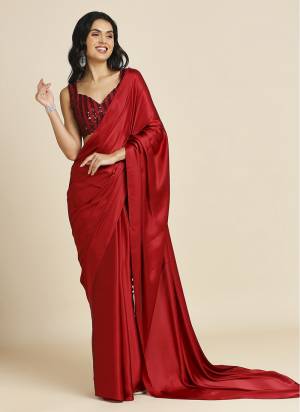 Look Pretty Wearing This Lovely Designer  Saree