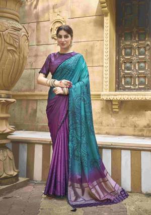 Look Pretty Wearing This Lovely Designer  Saree