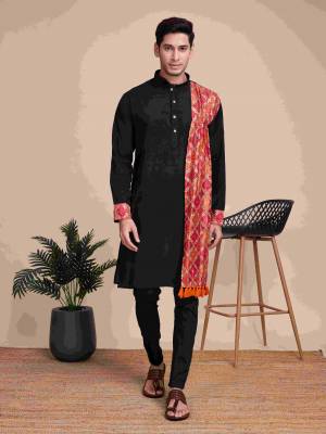 Shine Bright In This Designer Readymade Mens Wear Kurta Here