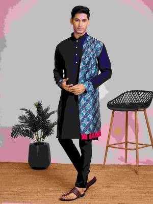 Shine Bright In This Designer Readymade Mens Wear Kurta Here