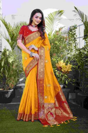 Look Pretty Wearing This Lovely Designer  Saree