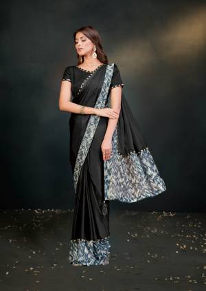 Look Pretty Wearing This Lovely Designer  Saree