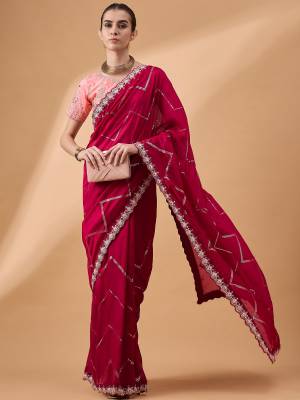 Look Pretty Wearing This Lovely Designer  Saree