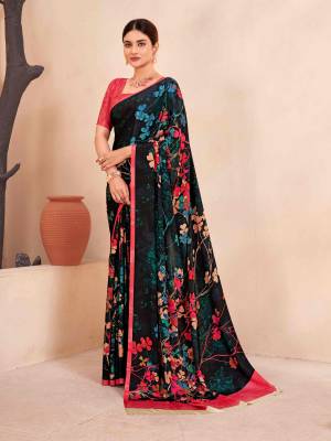 Look Pretty Wearing This Lovely Designer  Saree