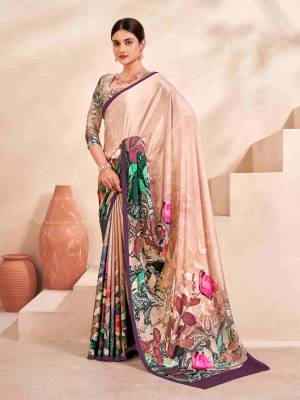 Look Pretty Wearing This Lovely Designer  Saree