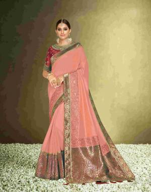 Look Pretty Wearing This Lovely Designer  Saree