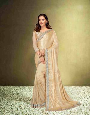 Look Pretty Wearing This Lovely Designer  Saree