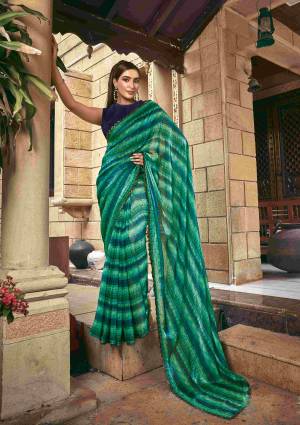 Look Pretty Wearing This Lovely Designer  Saree