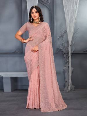 Look Pretty Wearing This Lovely Designer Saree