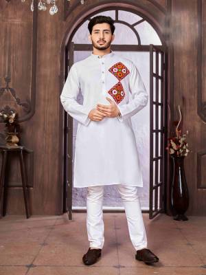 Shine Bright In This Designer Readymade Mens Wear Kurta Here