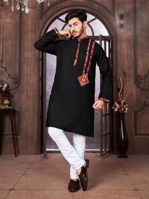 Shine Bright In This Designer Readymade Mens Wear Kurta Here