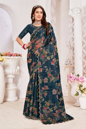 Shine Bright In This Beautiful Designer saree 