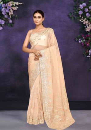 Look Pretty Wearing This Lovely Designer    Saree