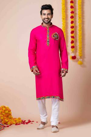 Shine Bright In This Designer Readymade Mens Wear Kurta Here