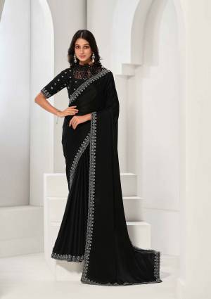 Look Pretty Wearing This Lovely Designer  Saree