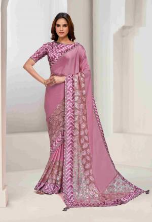 Look Pretty Wearing This Lovely Designer  Saree