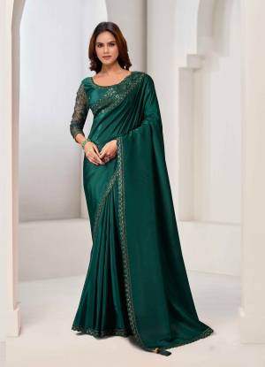 Look Pretty Wearing This Lovely Designer  Saree