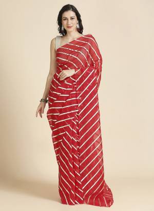 Look Pretty Wearing This Lovely Designer  Saree