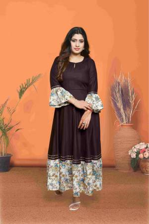 Shine Bright In This Beautiful Designer Readymade  kurti 