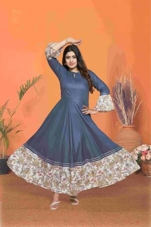 Shine Bright In This Beautiful Designer Readymade  kurti 