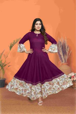 Shine Bright In This Beautiful Designer Readymade  kurti 