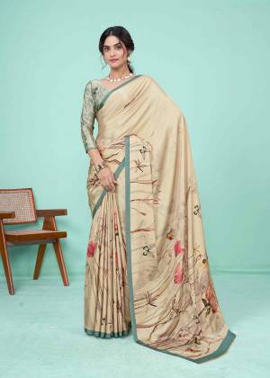 Look Pretty Wearing This Lovely Designer  Saree