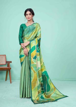 Look Pretty Wearing This Lovely Designer  Saree